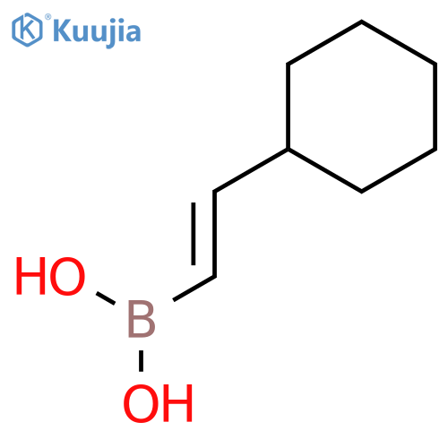 (2-Cyclohexylvinyl)boronic acid structure