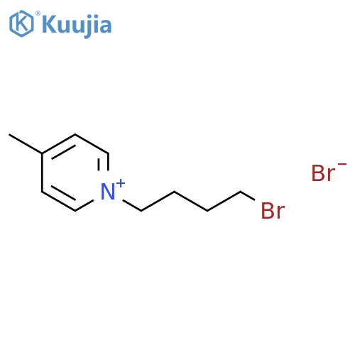 Pyridinium, 1-(4-bromobutyl)-4-methyl-, bromide structure