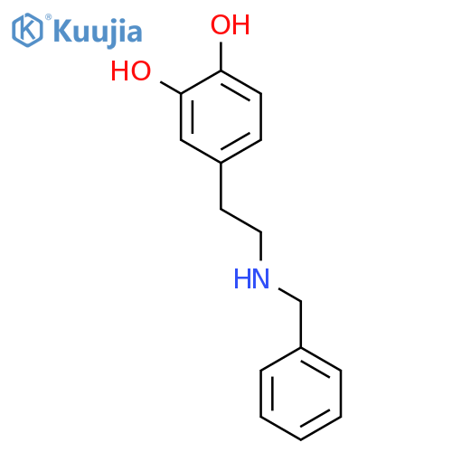 4-(2-(Benzylamino)ethyl)benzene-1,2-diol structure
