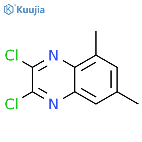 2,3-dichloro-5,7-dimethylquinoxaline structure