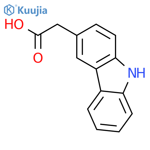 2-(9H-Carbazol-3-yl)acetic acid structure