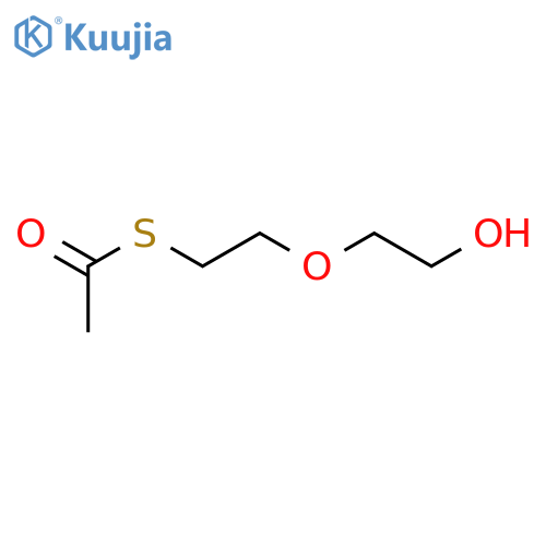 Ethanethioic acid, S-[2-(2-hydroxyethoxy)ethyl] ester structure