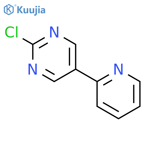 Pyrimidine, 2-chloro-5-(2-pyridinyl)- structure