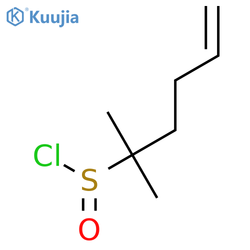 5-Hexene-2-sulfinyl chloride, 2-methyl- structure