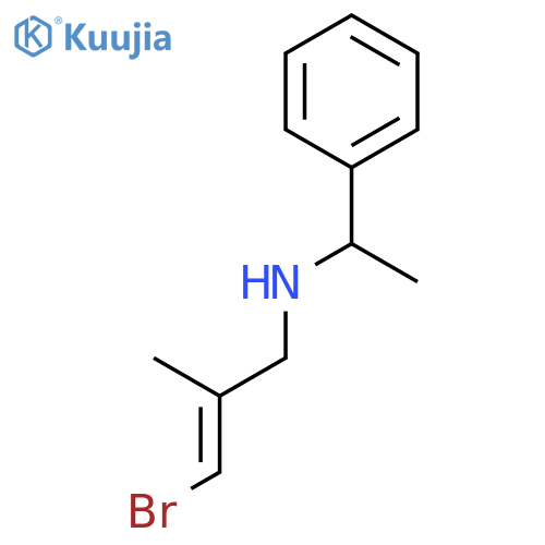 Benzenemethanamine, N-[(2E)-3-bromo-2-methyl-2-propen-1-yl]-α-methyl-, (αR)- structure
