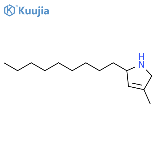 1H-PYRROLE, 2,5-DIHYDRO-4-METHYL-2-NONYL- structure