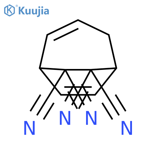 Bicyclo[3.2.2]nona-2,8-diene-6,6,7,7-tetracarbonitrile structure