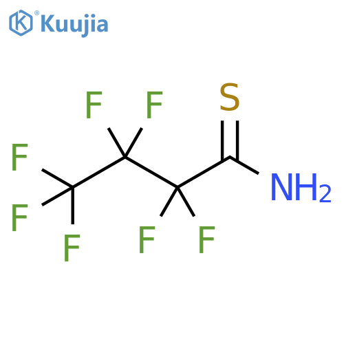 heptafluorobutanethioamide structure