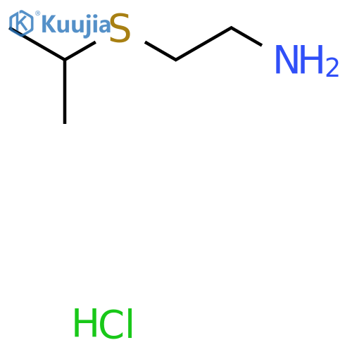 2-(propan-2-ylsulfanyl)ethan-1-amine hydrochloride structure