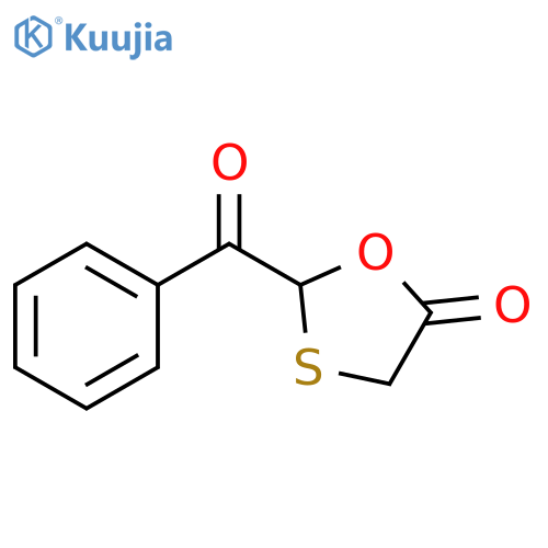 1,3-Oxathiolan-5-one, 2-benzoyl- structure
