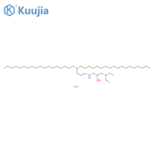 2-Propanol, 1-(diethylamino)-3-[[3-(dioctadecylamino)propyl]amino]-,monohydrochloride structure
