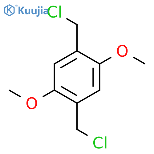 Benzene,1,4-bis(chloromethyl)-2,5-dimethoxy- structure
