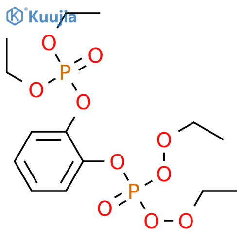 Phosphoric acid, 1,2-phenylene tetraethyl ester structure