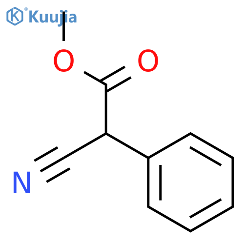 Ethyl, 1-cyano-2-methoxy-2-oxo-1-phenyl- structure