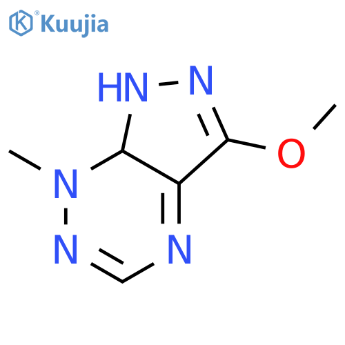 3-Methoxypyrazolo[4,3-e][1,2,4]triazine; 7H-form, N-Me structure