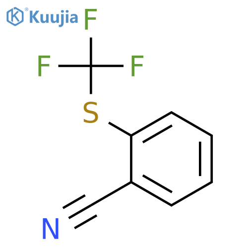 2-(TRIFLUOROMETHYLTHIO)BENZONITRILE 98 structure