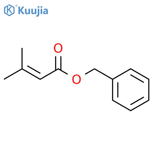 benzyl 3-methylbut-2-enoate structure