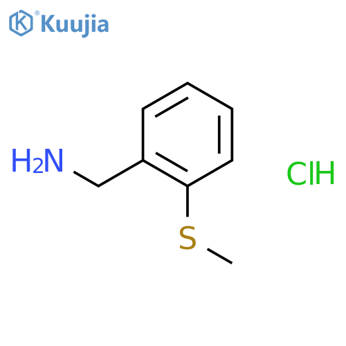 Benzenemethanamine, 2-(methylthio)-, hydrochloride structure