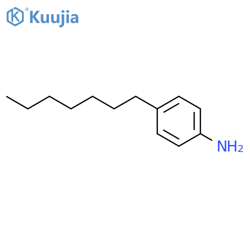 4-heptylaniline structure