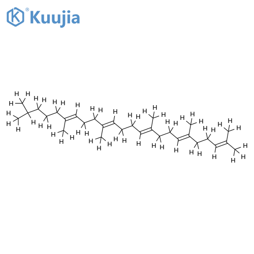 (all-E)-2,6,10,15,19,23-hexamethyl-tetracosa-2,6,10,14,18-pentaene structure