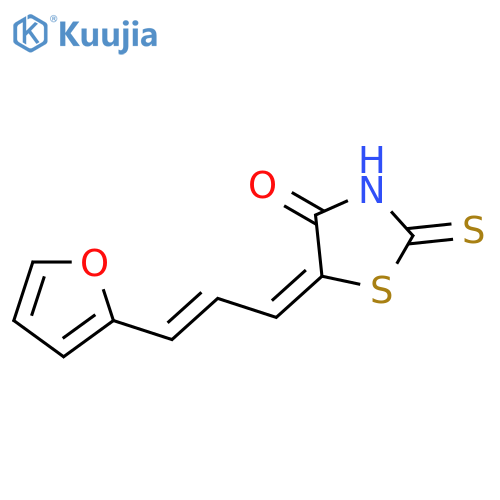 4-Thiazolidinone,5-[3-(2-furanyl)-2-propen-1-ylidene]-2-thioxo- structure