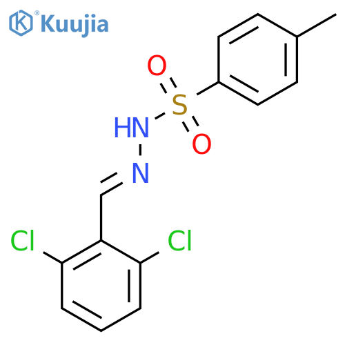 N'-(2,6-dichlorobenzylidene)-4-methylbenzene-1-sulfonohydrazide structure