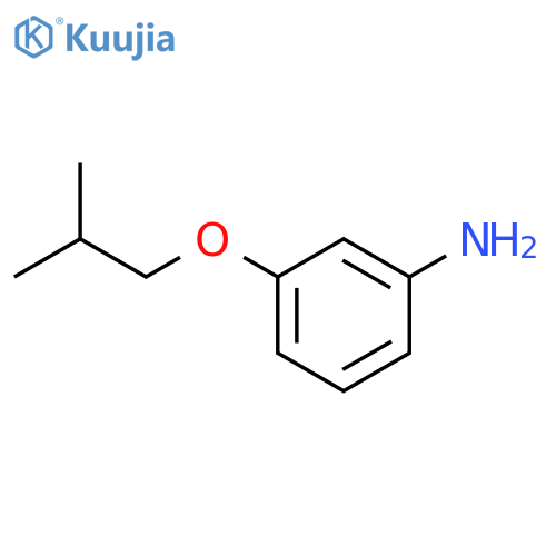 3-(2-methylpropoxy)aniline structure