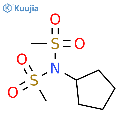 Methanesulfonamide, N-cyclopentyl-N-(methylsulfonyl)- structure