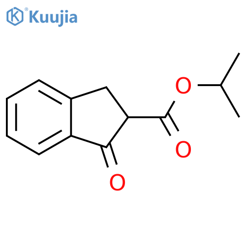 1H-Indene-2-carboxylic acid, 2,3-dihydro-1-oxo-, 1-methylethyl ester structure