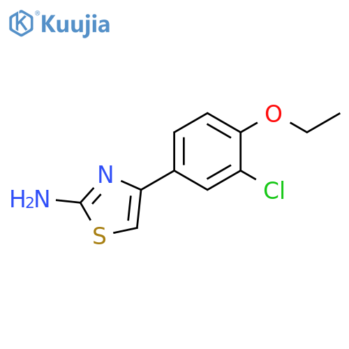 4-(3-Chloro-4-ethoxy-phenyl)-thiazol-2-ylamine structure