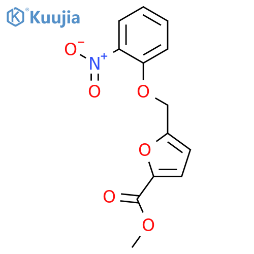 methyl 5-(2-nitrophenoxy)methylfuran-2-carboxylate structure