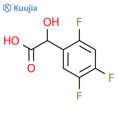 2,4,5-trifluoromandelic acid structure