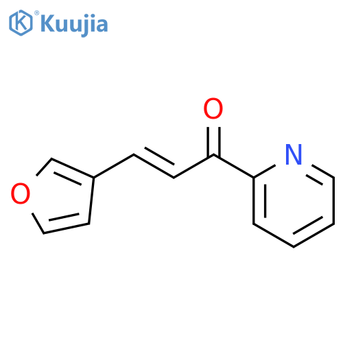 2-Propen-1-one, 3-(3-furanyl)-1-(2-pyridinyl)- structure