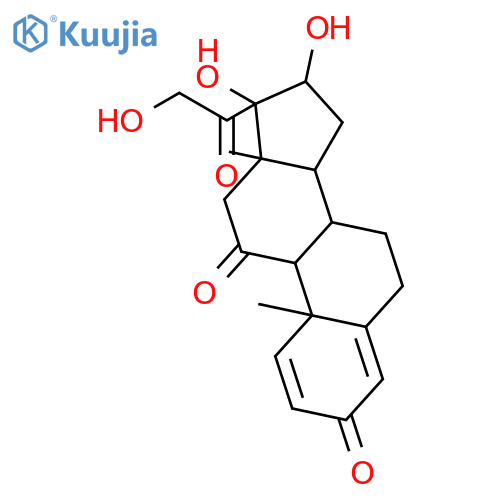16a,17,21-Trihydroxy-pregna-1,4-diene-3,11,20-trione structure