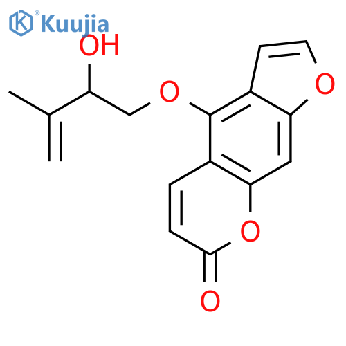 4-[(2-Hydroxy-3-methyl-3-butenyl)oxy]-7H-furo[3,2-g][1]benzopyran-7-one structure