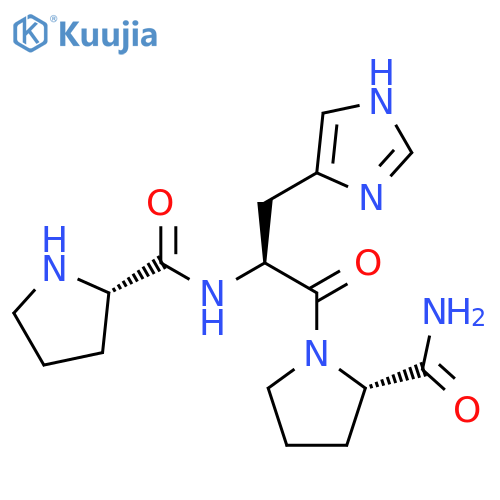 L-Prolinamide,L-prolyl-L-histidyl- (9CI) structure