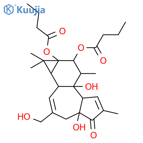 Phorbol 12,13-dibutyrate structure