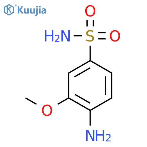 4-Amino-3-methoxybenzene-1-sulfonamide structure