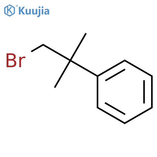(1-bromo-2-methylpropan-2-yl)benzene structure