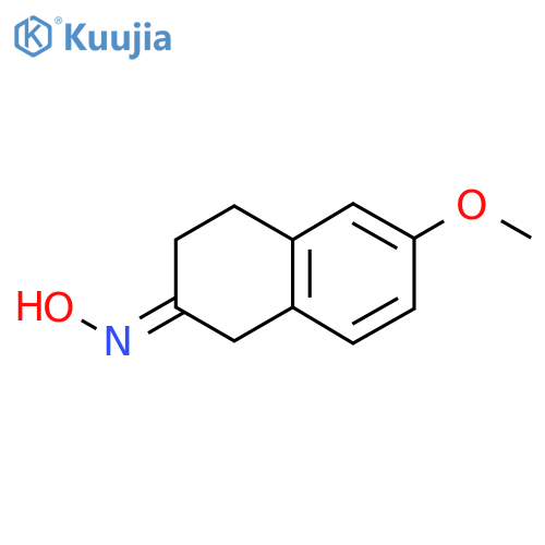2(1H)-Naphthalenone, 3,4-dihydro-6-methoxy-, oxime structure