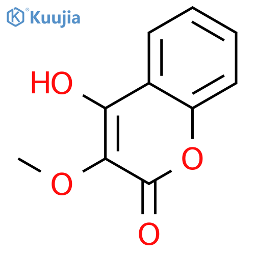 4-Hydroxy-3-methoxy-2H-chromen-2-one structure