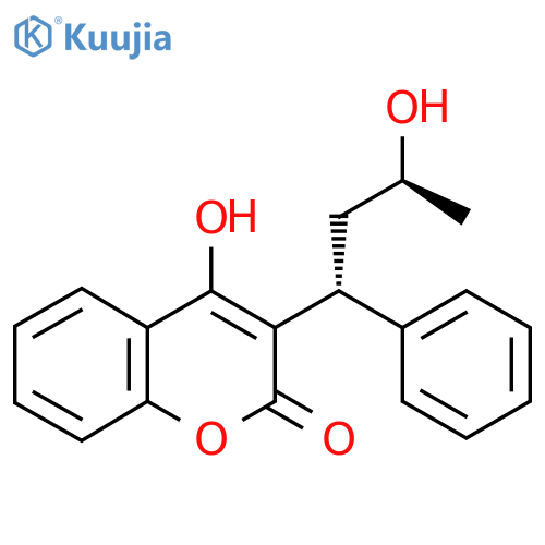 R,S-Warfarin alcohol structure