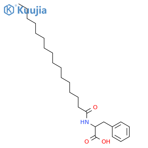 N-Hexadecanoyl-L-phenlyalanine structure