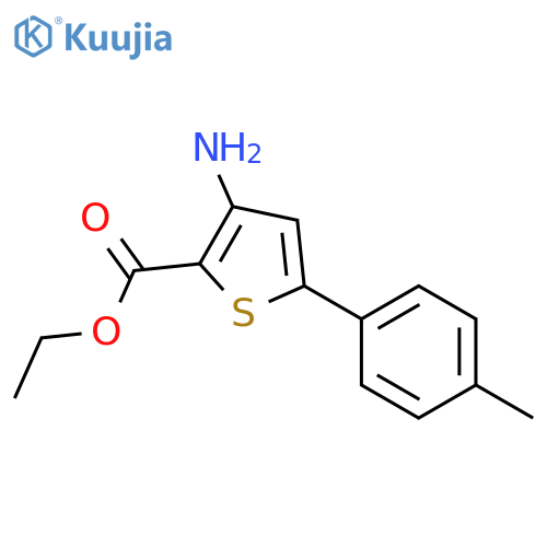 Ethyl 3-Amino-5-(4-Methylphenyl)Thiophene-2-Carboxylate structure