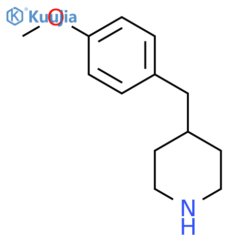4-(4-methoxyphenyl)methylpiperidine structure