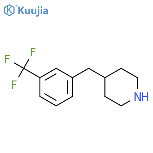 4-(3-Trifluoromethyl-benzyl)-piperidine structure
