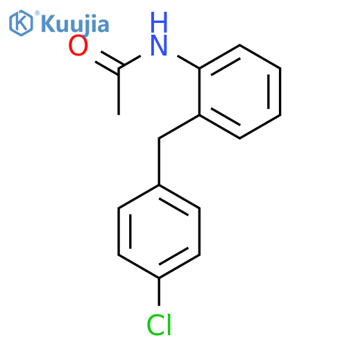 Acetamide, N-[2-[(4-chlorophenyl)methyl]phenyl]- structure
