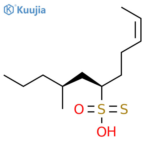 2-Undecene-6-sulfonothioic acid, 8-methyl-, (2Z,6R,8S)- structure