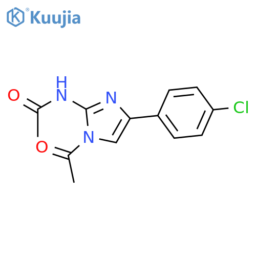 Acetamide, N-[1-acetyl-4-(4-chlorophenyl)-1H-imidazol-2-yl]- structure