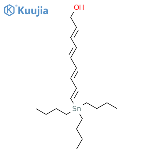 2,4,6,8-Nonatetraen-1-ol, 9-(tributylstannyl)-, (2E,4E,6E,8E)- structure